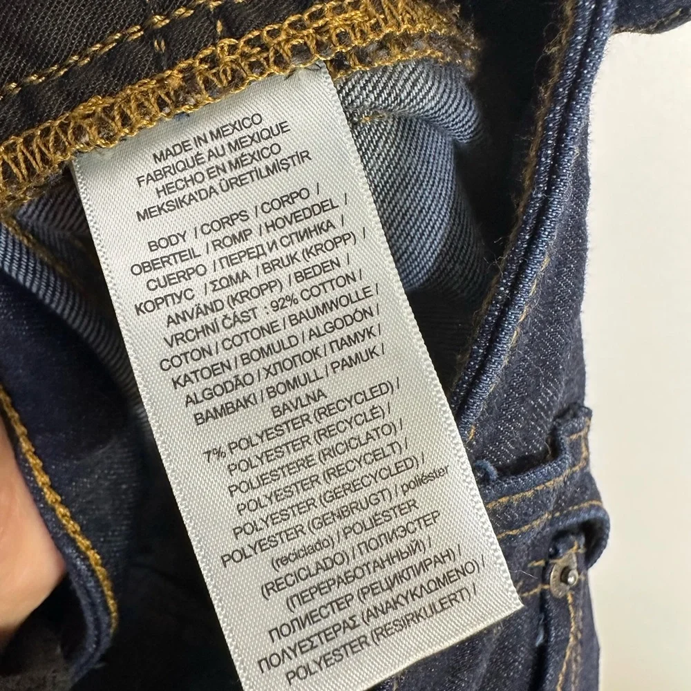 Lauren Ralph Lauren Black Label Dark Wash Skinny Jeans Size‎ 8P